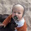 BIBS De Lux cumlik z prirodneho kaucuku zo silikonu hunter green