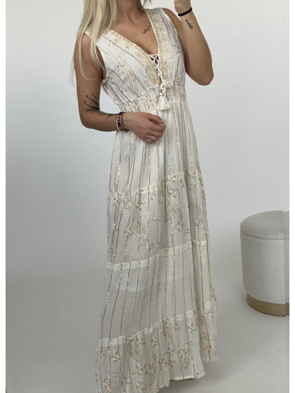 Luxusní dlouhé boho šaty