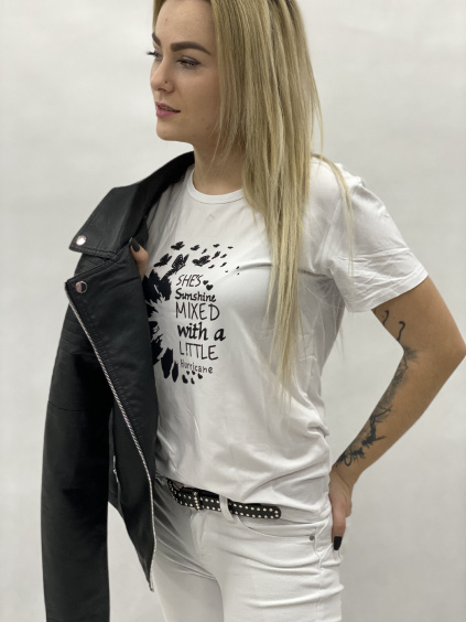 Bavlněné triko s potiskem / + 1 varianta