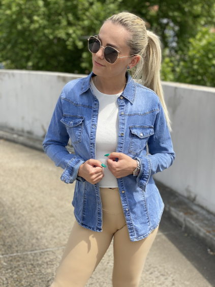 Denim košile Suzzi / Blue