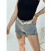 Push Up šortky šedé