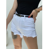 Push Up šortky bílé