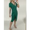 Pouzdrové elegantní šaty zelené