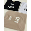 Oversize triko YES or NO / 3 barvy