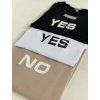Oversize triko YES or NO / 3 barvy