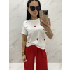 Triko red hearts / 2 varianty