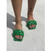 Pantofle String / green