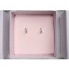 Stříbrné huggies s trojitými kruhy 3 × 12 mm