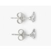 Stříbrné náušnice Slza 3 × 5 mm