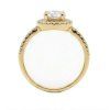 Pozlacený prsten Solitaire se zirkony