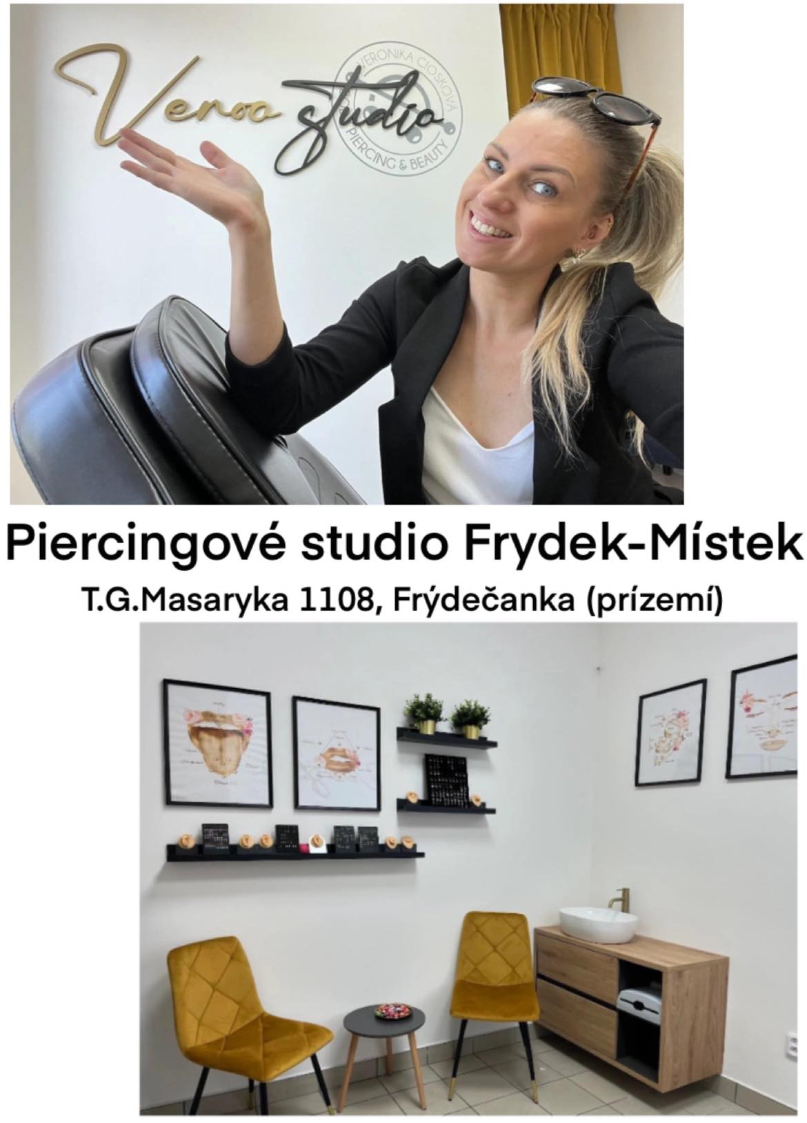 Piercingové studio Frýdlant nad Ostravicí, Frýdek, Ostrava
