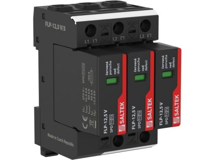 SALTEK Svodič I+II FLP-12,5 V/3 bleskových proudů, varistorový