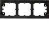 HAGER Krabice LUMINA WL5833 3-násobná nástěnná IP20 černá mat