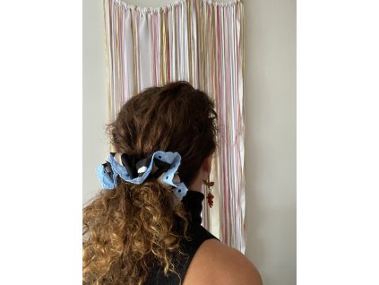 Scrunchie bluelace