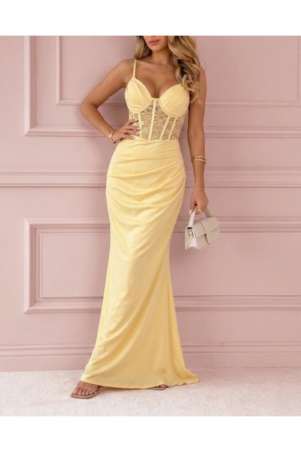 šaty žlute versai