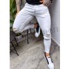 Bílé slim fit džíny