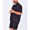 Urban Black Denim Set