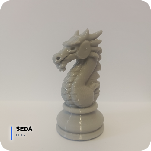 PETG: Šedá – Industriální elegance a technický detail ✨