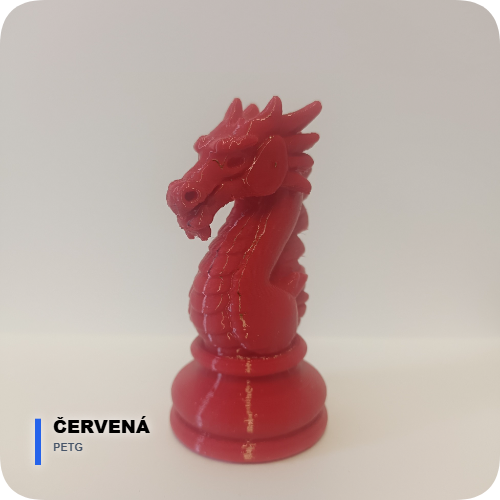 PETG: Červená – Energie a vášeň v odolném provedení ✨