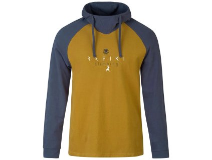 Rafiki pánská mikina TRAVERSE, dried tabacco/ink