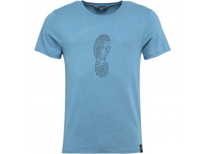 chillaz solstein leave a footprint t shirt blue melange 2 1211684
