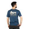 Chillaz pánské tričko BOZEN MOUNTAIN LOGO-DARK BLUE