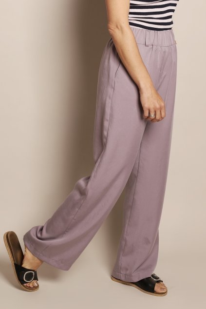 Tenclové kalhoty - levandulové
