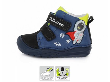 D.D.step A071-516B Bermuda Blue chlapecká kotníčková