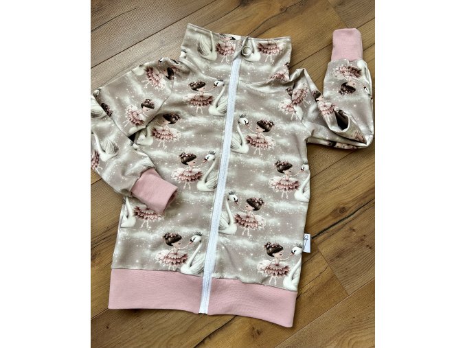 Mikina s límcem na zip vel. 116/122