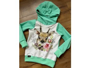 Mikina s kapucí vel. 116/122