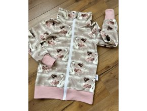 Mikina s límcem na zip vel. 116/122