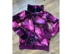 Mikina s límcem na zip vel. 128/134