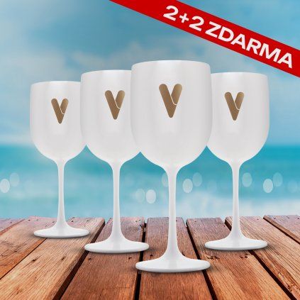 výhodne baleni sklenička plast vervo 2plus2