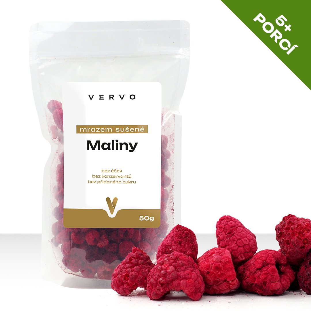 VERVO Mrazem sušené maliny 50g