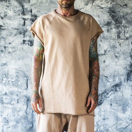 T-SHIRT SPORT sand