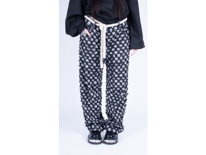 CHESS JEANS - ČERNÉ