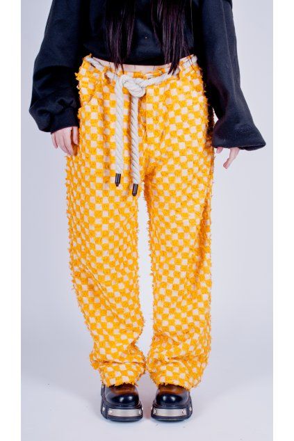 CHESS JEANS - ORANŽOVÉ