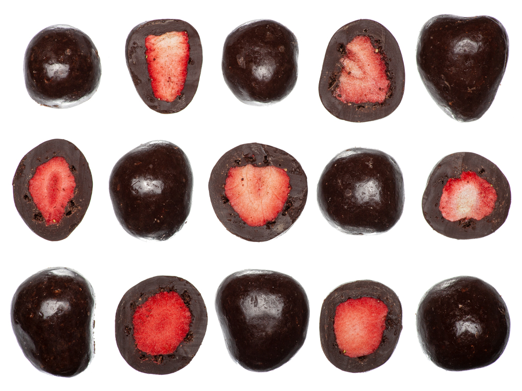 Jahody v hořké čokoládě 100 g - Obrázek 3