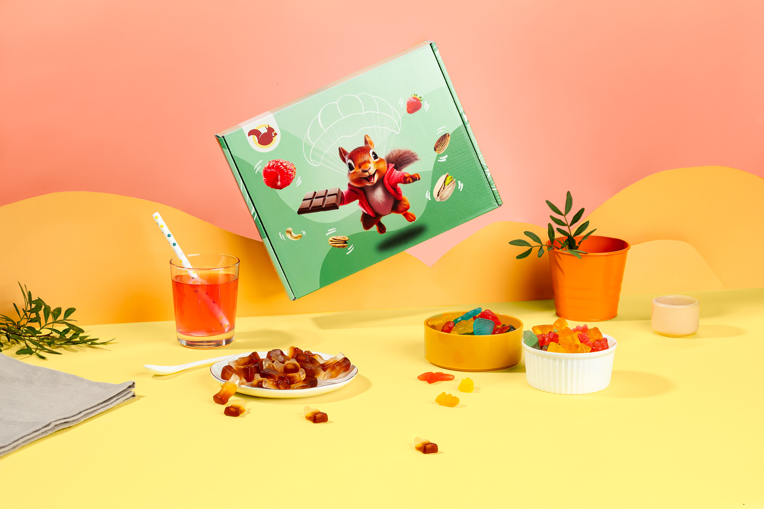 Box želé bonbony bez cukru 600g - Obrázek 3