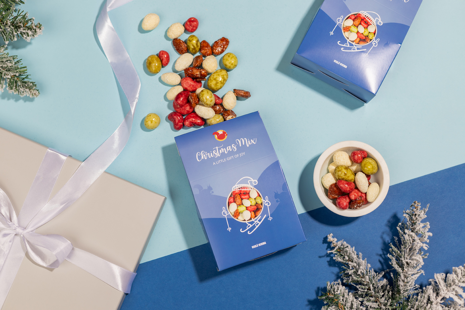 Veselá Veverka Vánoční mix 180g - Obrázek 6