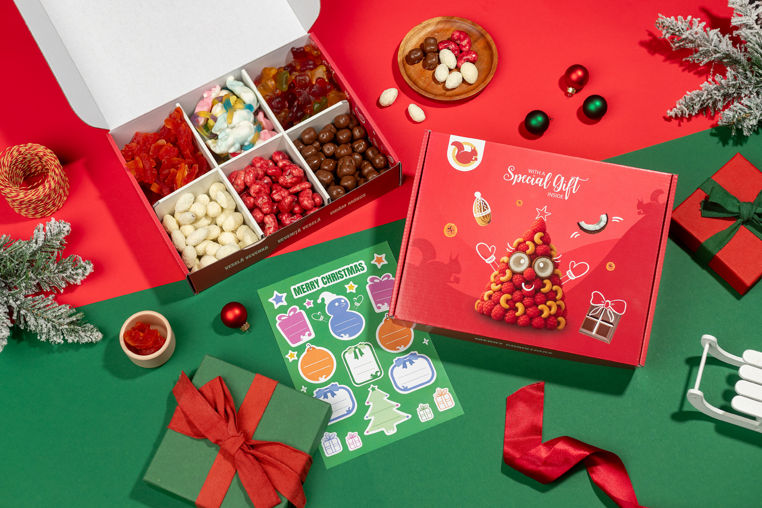 Veselá Veverka 2 boxy + Vánoční mix ZDARMA - Obrázek 4