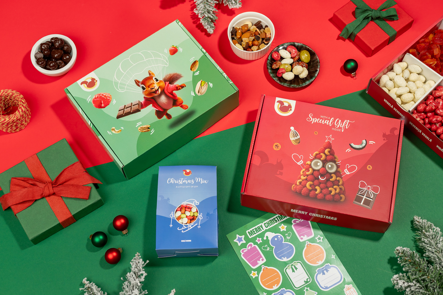 Veselá Veverka 2 boxy + Vánoční mix ZDARMA - Obrázek 7