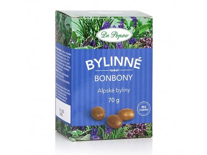 Bonbony Alpské byliny, 70 g