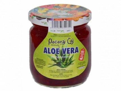 Pečený čaj Aloe vera se zázvorem 430 ml s cukrem