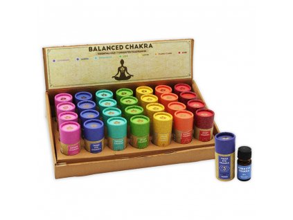 Balanced Chakra Vonné olejíčky 15 ml, 7 vůní v mixu