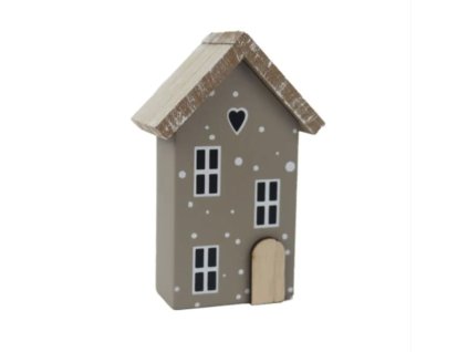 domek šedý 9,5 cm