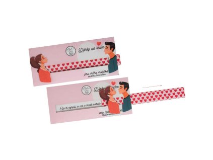 Dárková interaktivní čokoláda od srdce pro zamilované 100 g