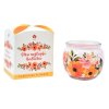 ARÔME Svíčka 90 g, ve skle a flower boxu, Pro nejlepší babičku, Gardenia flowers1