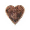 mělká miska srdce dřevo