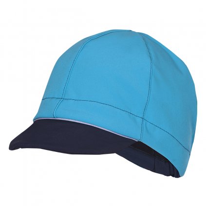 Softshellová čepice zimní tyrkysovo-modrá